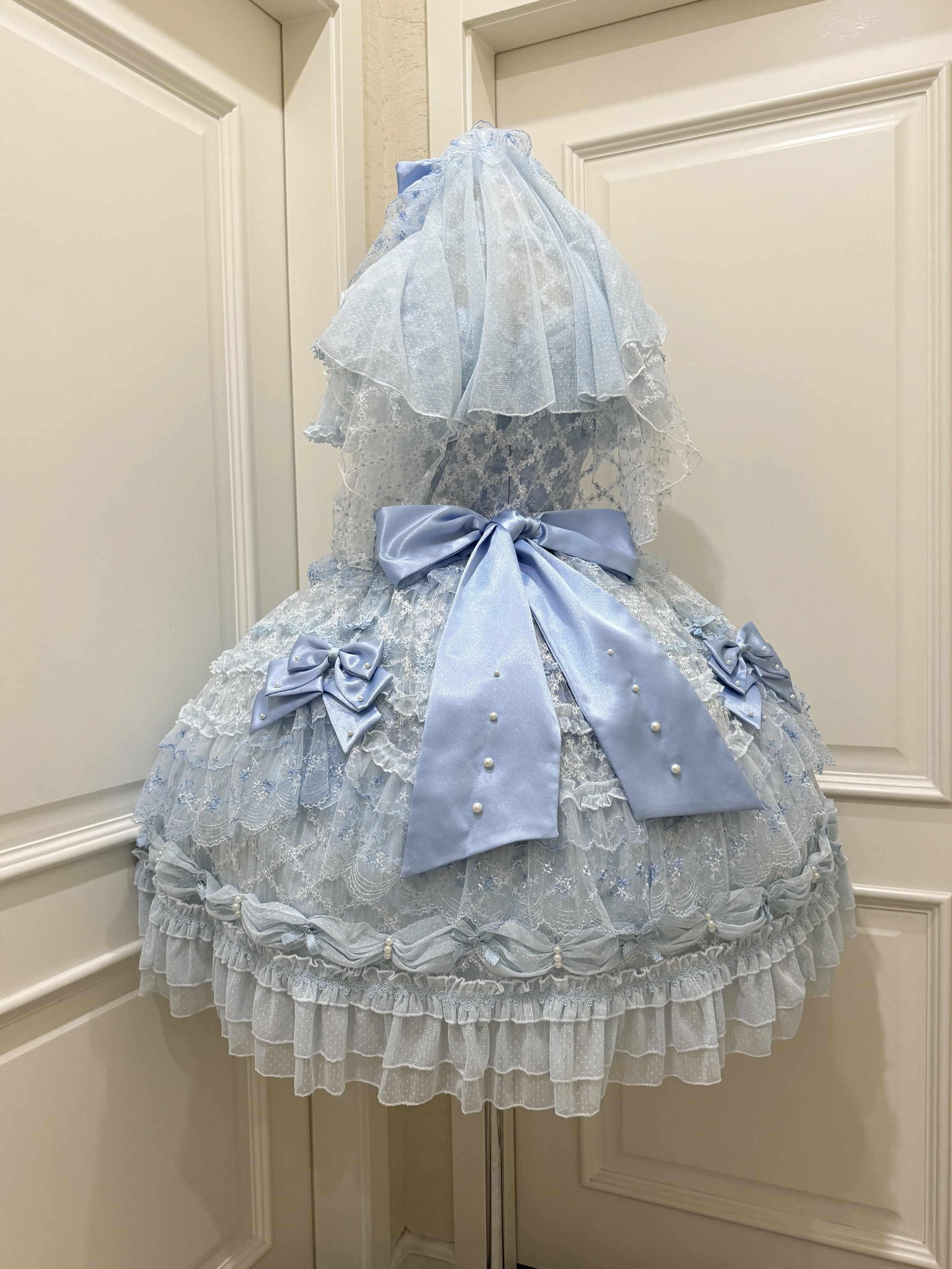 ( Pre Order ) Blue Wedding Dress by Fisherman Boss