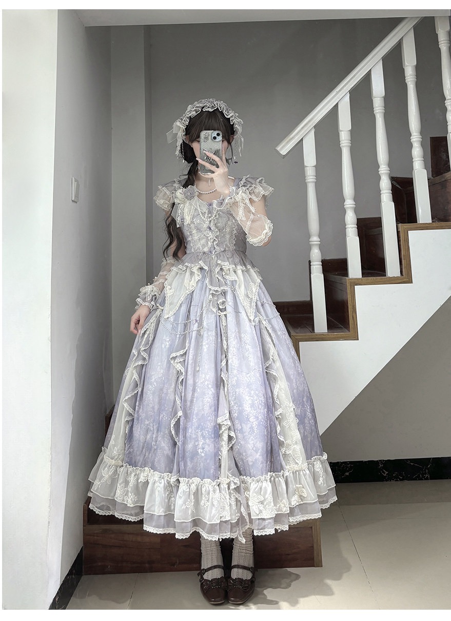 ( Stop Selling ) Butterflies fly gently X Star Cat lolita