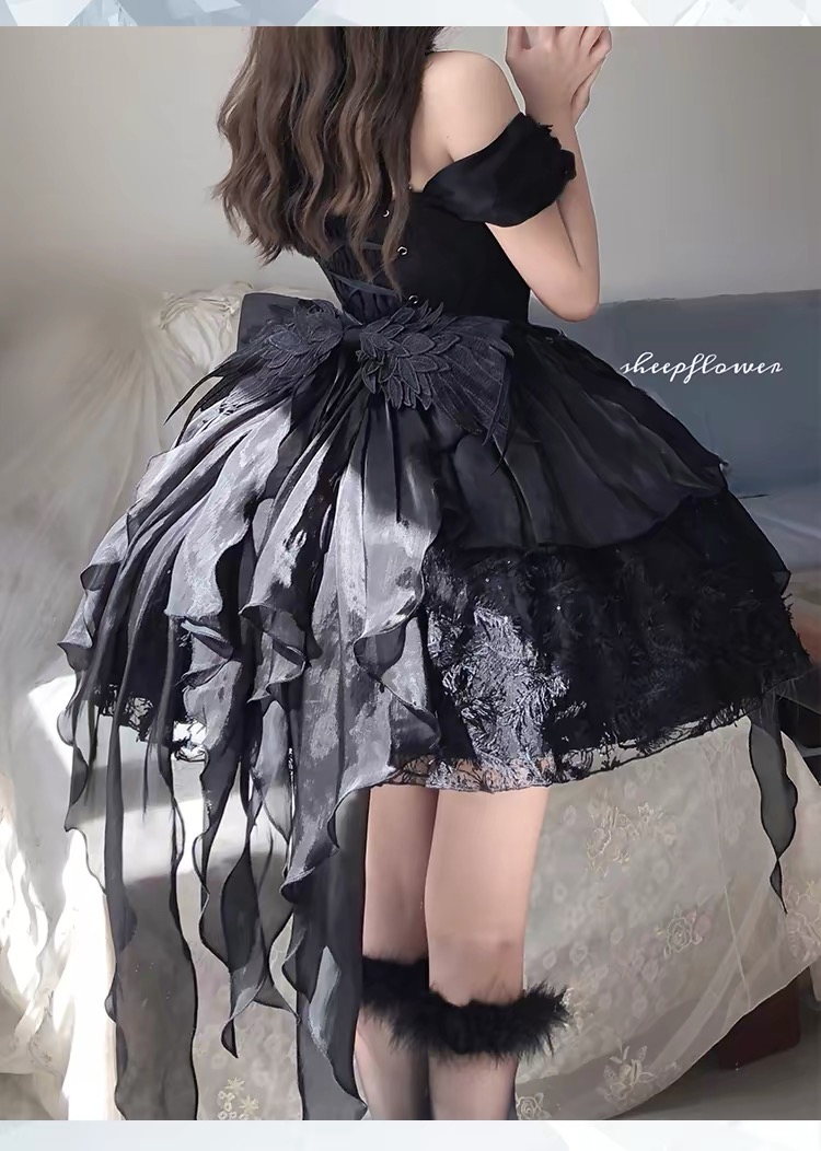 Feather Foating Fairy Dress by MeowGuo SenSen