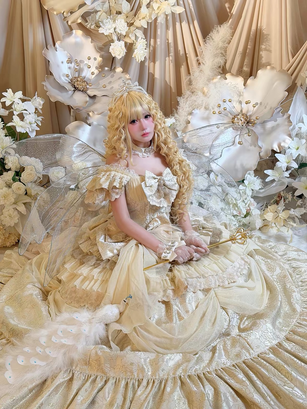 Sparrow Fairy - White Gold by Diamond Honey
