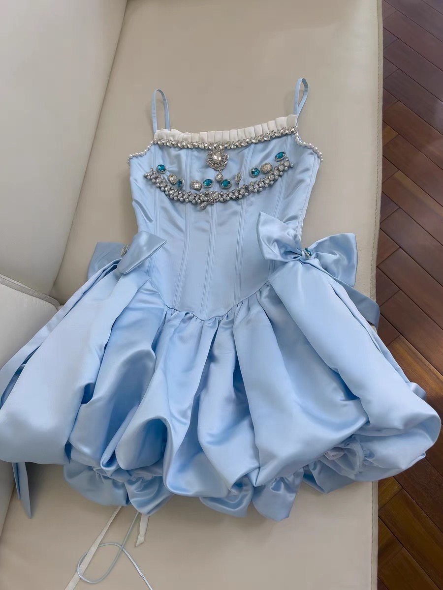 Blue / Pink dress for party