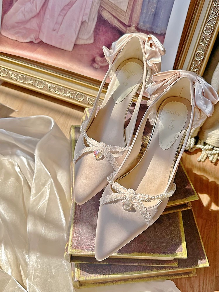 Coquette style shoes X pinkyo