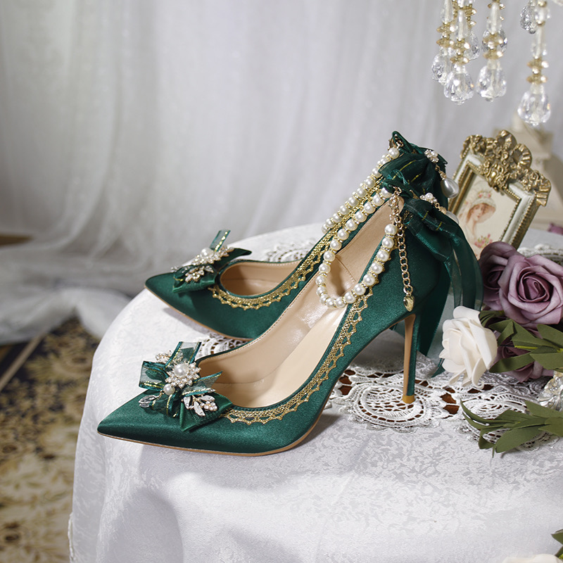 ( Pre Order 15 days ) Lolita wedding shoes X One Night