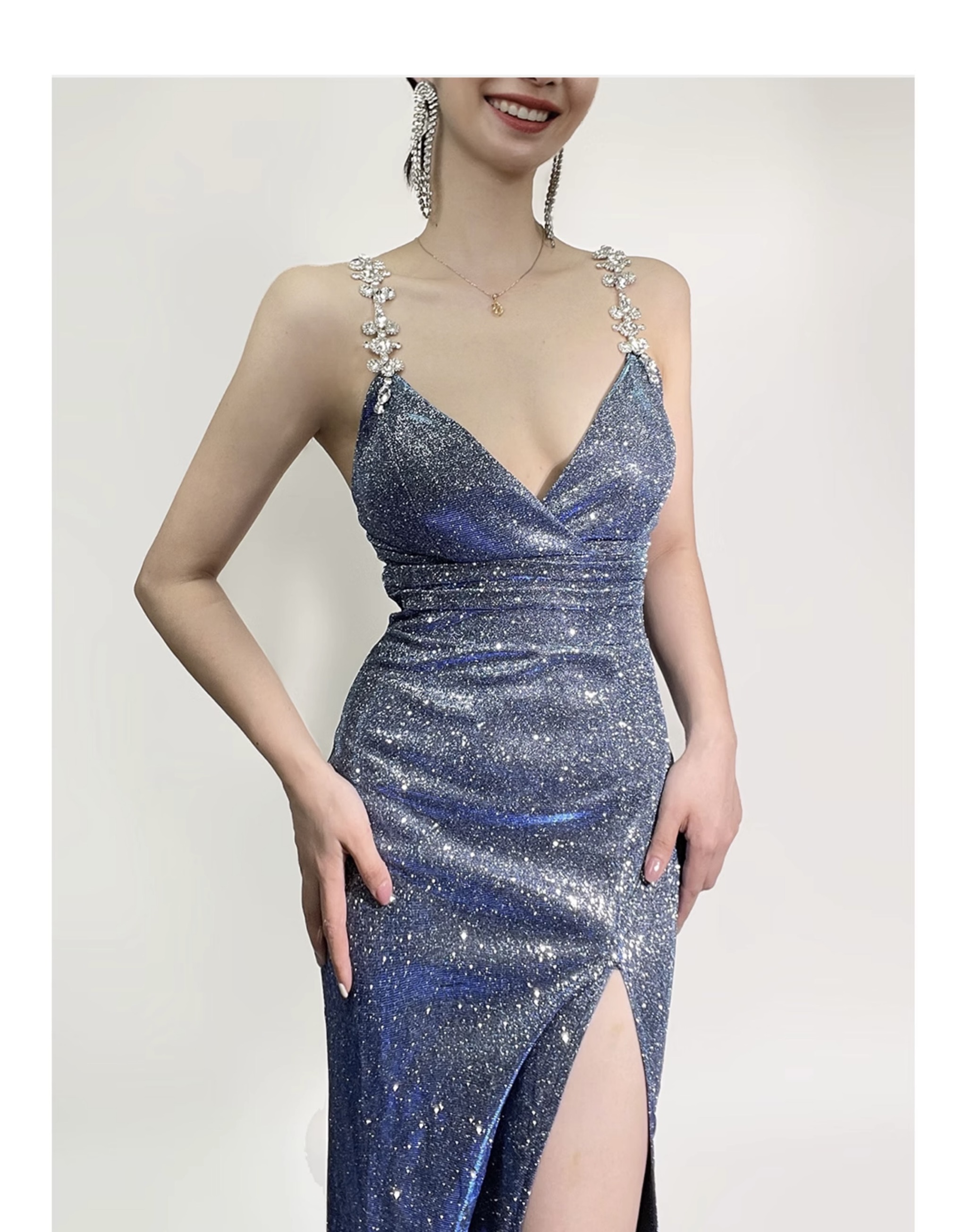Bling evening gown