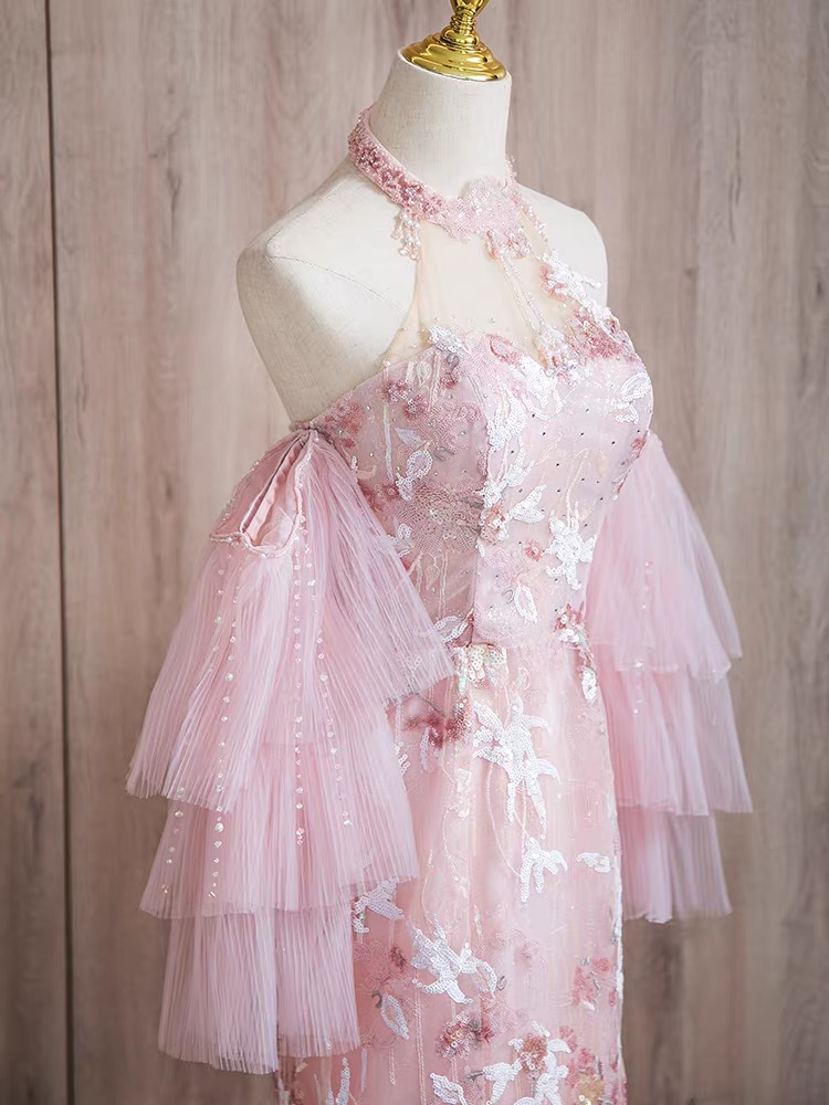 Pink Evening Dress C40