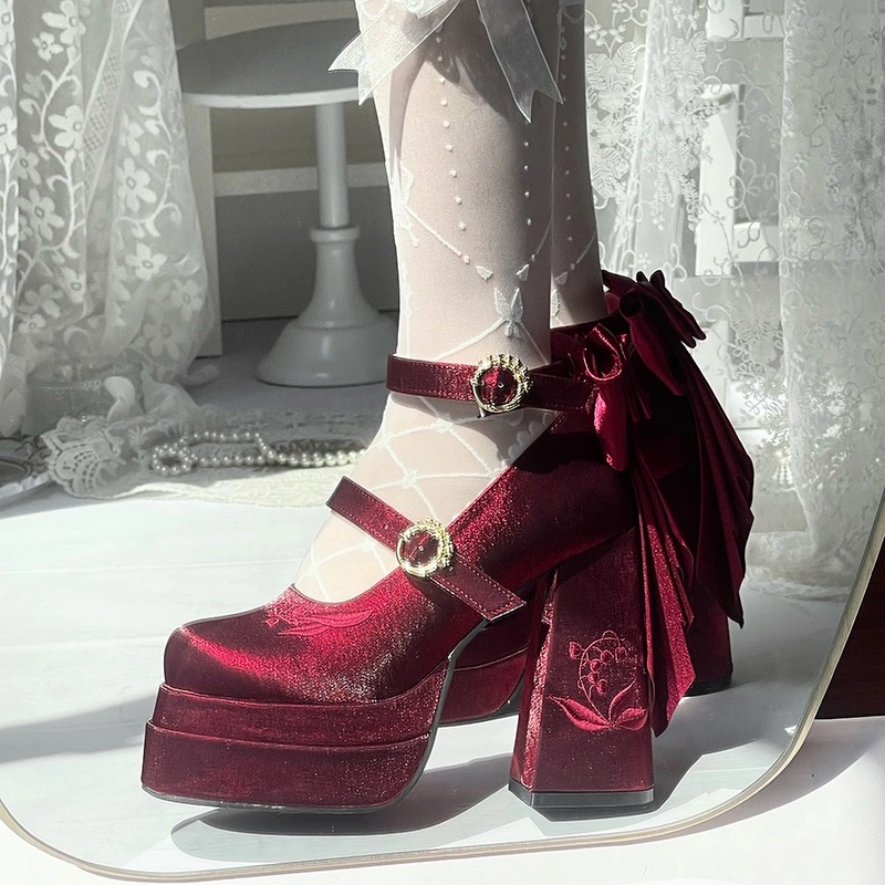 Satin Mary Jane Shoes X Dreamland