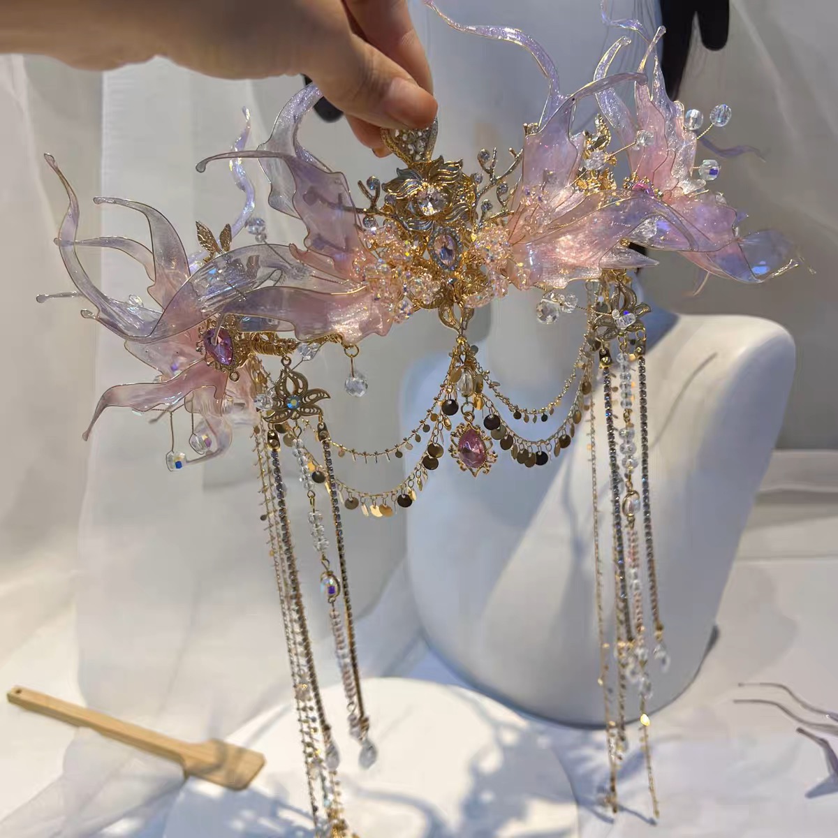 ( Out of stock )Fairy crown and ears set X Quingxin