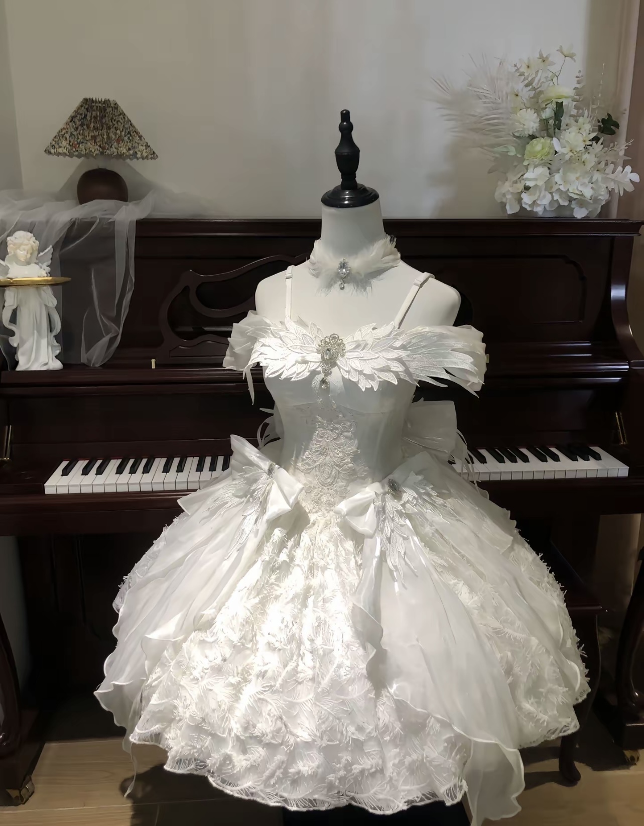 Feather Foating Fairy Dress by MeowGuo SenSen