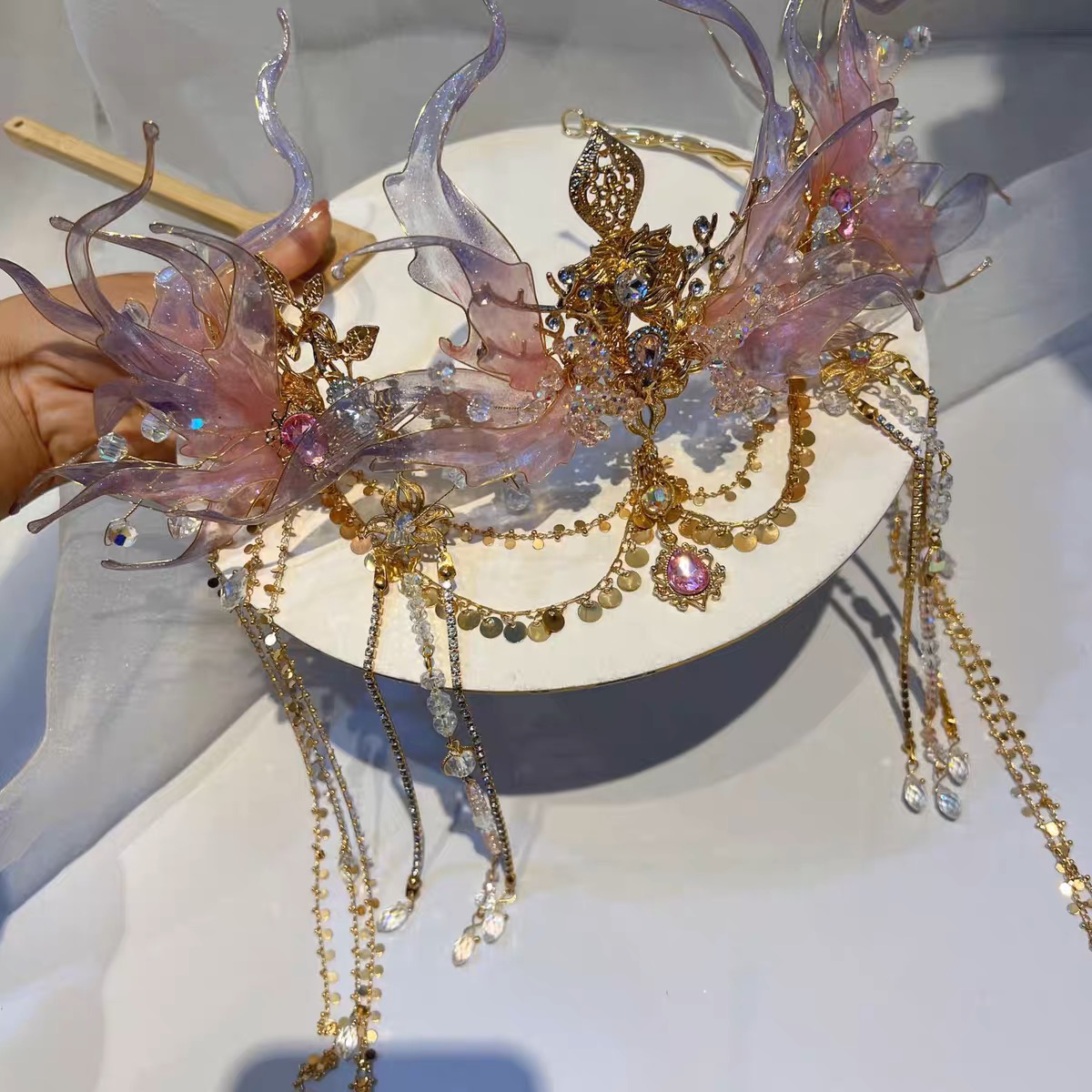 ( Out of stock )Fairy crown and ears set X Quingxin