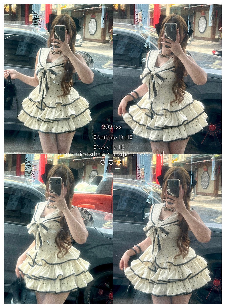 Doll feminine dress X Diamond Sweetheart