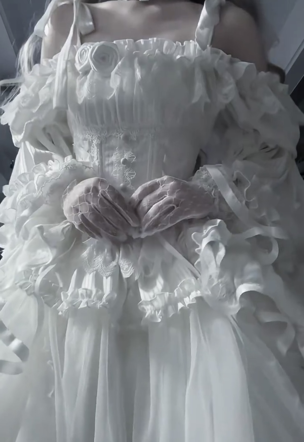 ( Pre Order ) Dark Gothic Corset Dress by Silent Manor