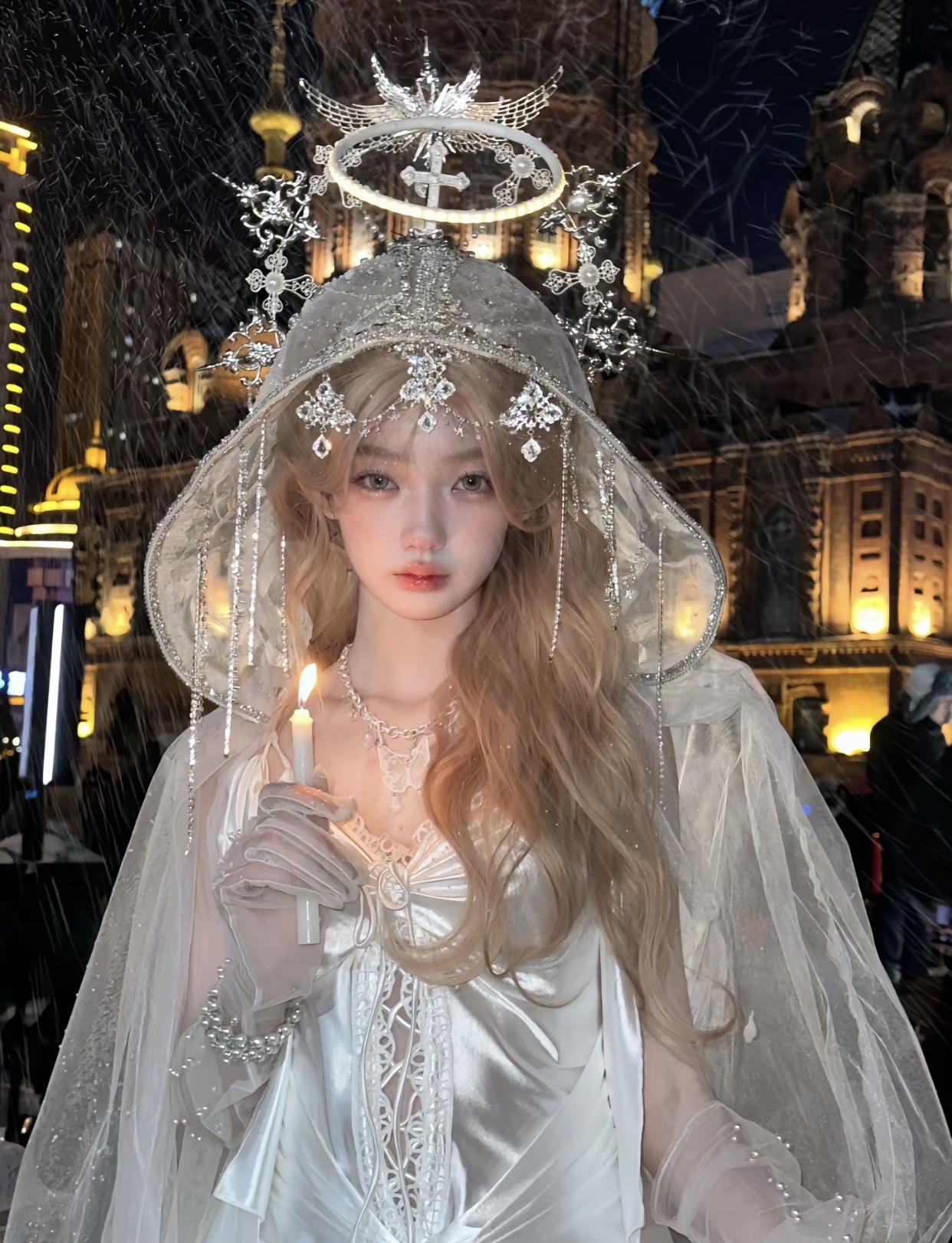 Set the head of the goddess M102 ( Includes back cover only, other accessories are not included )