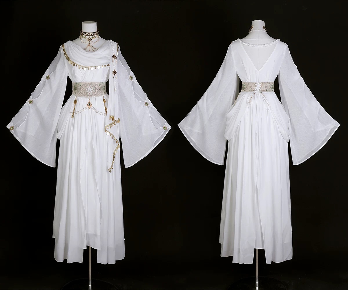 Holy Tree of Prosperity Greek goddess dress