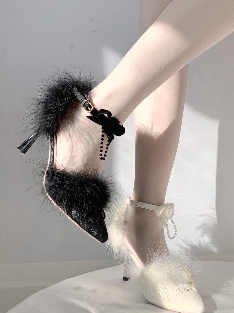 Furry lolita shoes X Xiao Yaojing