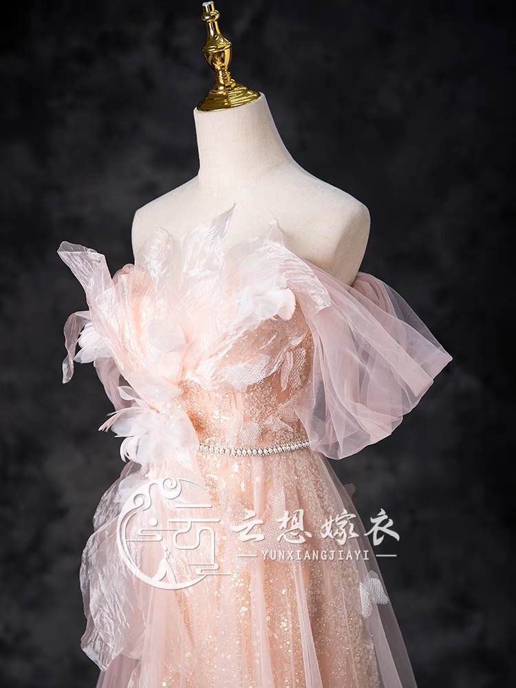 Pink evening dress P90