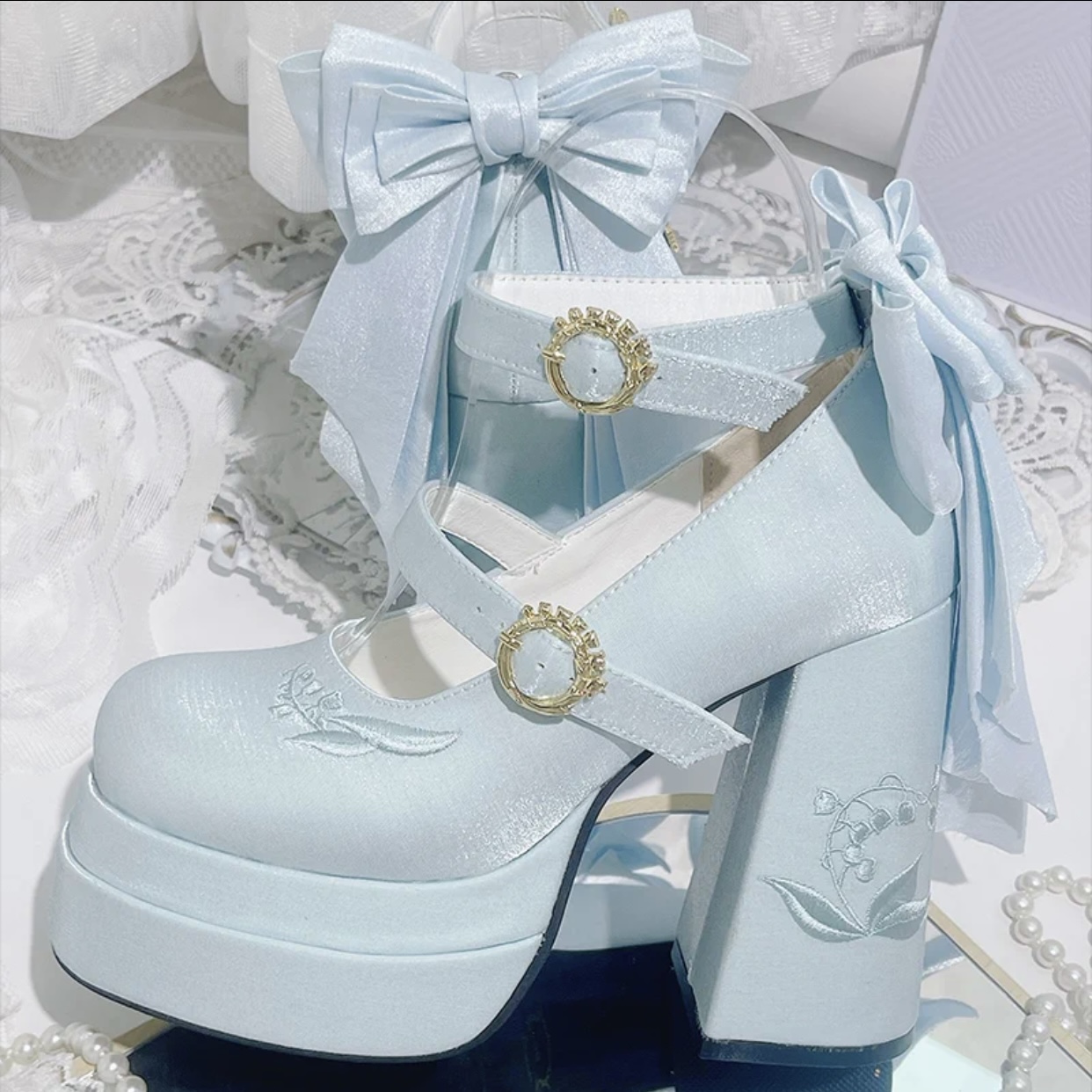 Satin Mary Jane Shoes X Dreamland