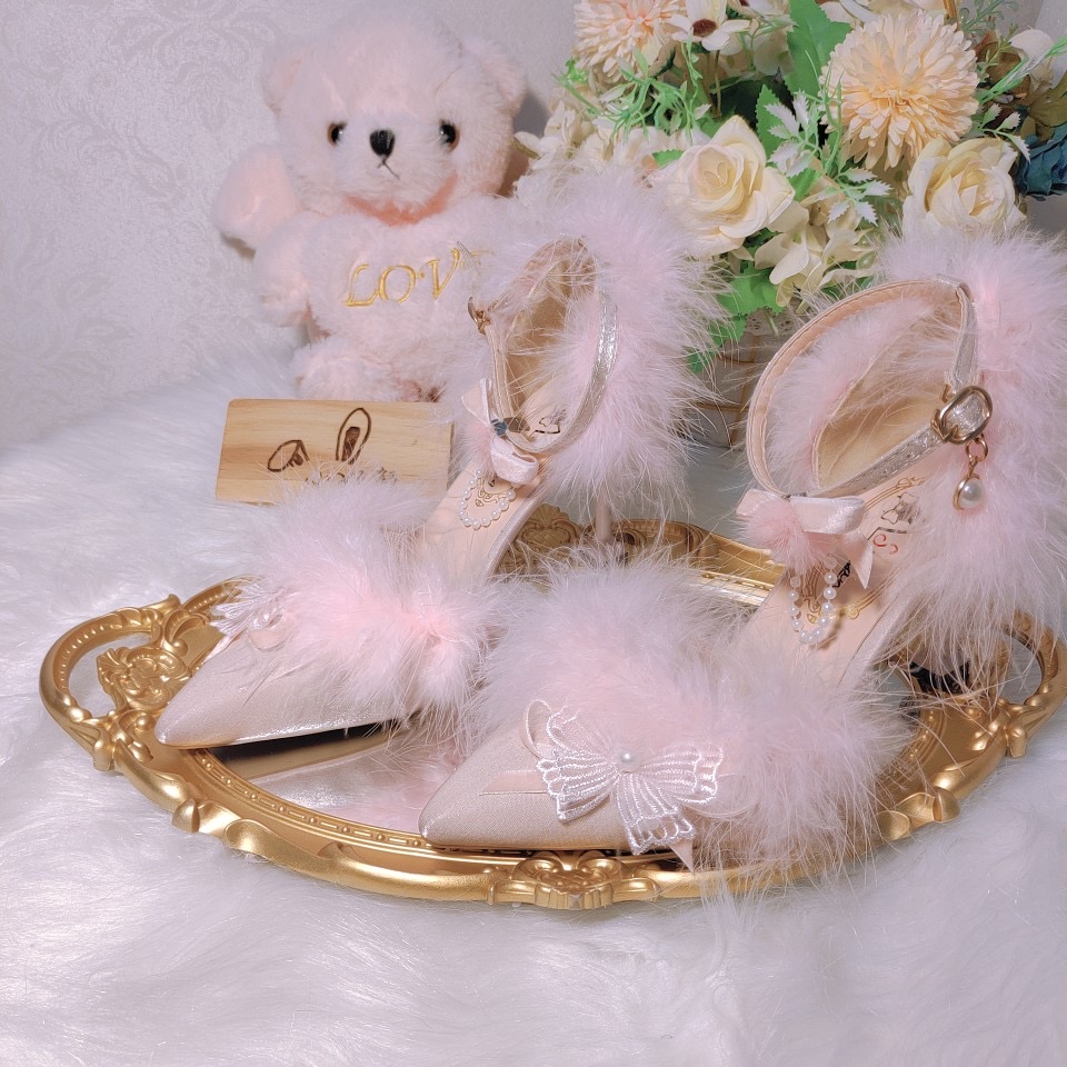 Furry lolita shoes X Xiao Yaojing