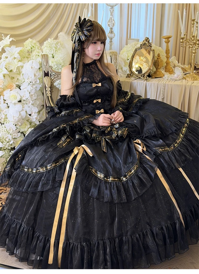 ( Pre Order ) Obsidian evening dress by Diamond Honey