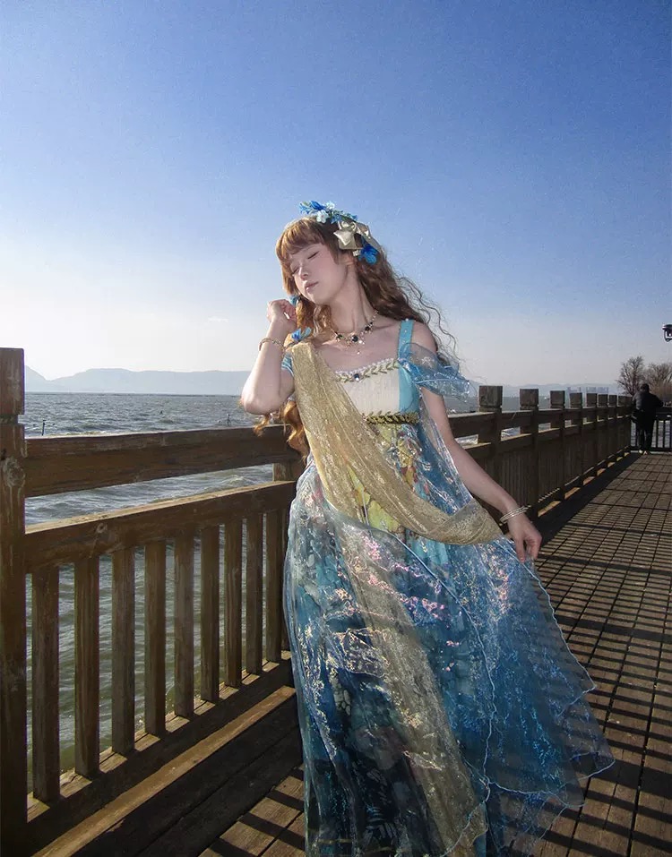 ( Pre Order ) Serelia Exotic Dress by Iridescence