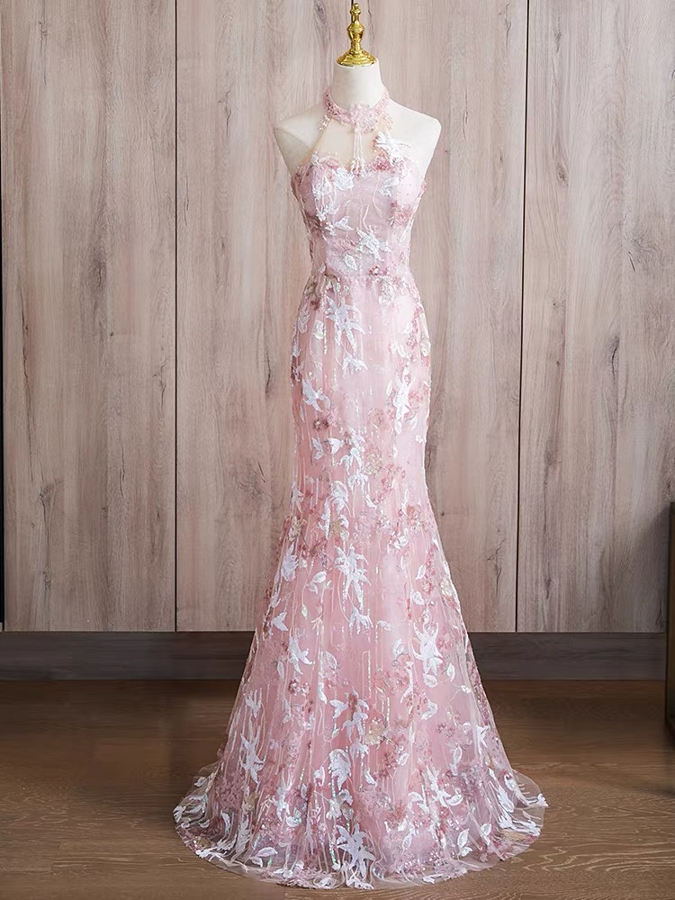 Pink Evening Dress C40