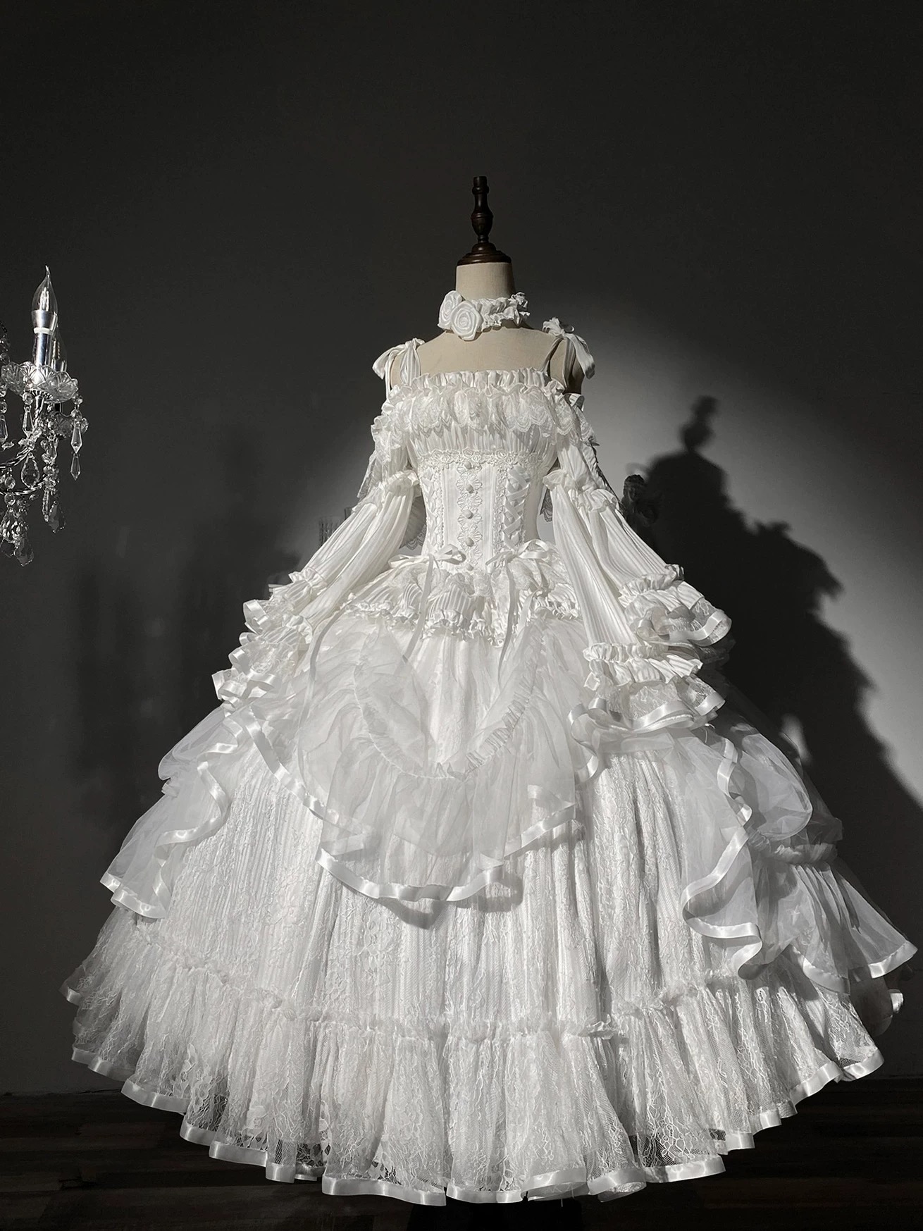 ( Pre Order ) Dark Gothic Corset Dress by Silent Manor