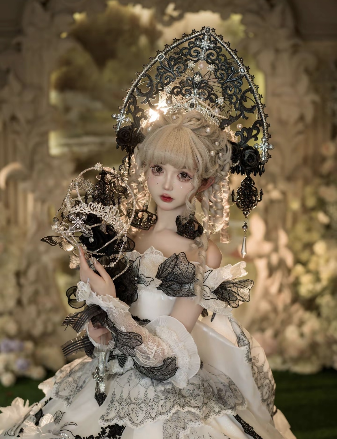 When dreams meet stars and flowers – Human figure illustration by Long Ears And Sharp Ears’ Studio