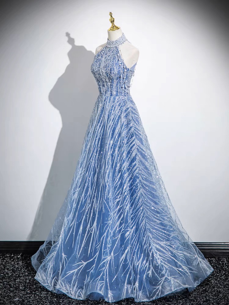Blue Prom Dress B70