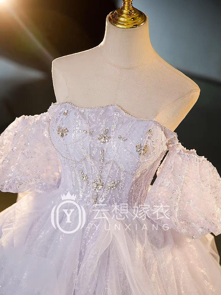 Gray evening gown, coming of age ceremony G40