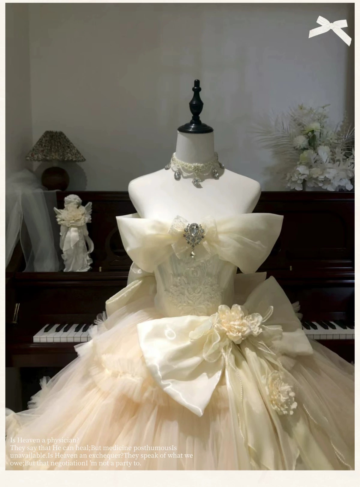 ( Stop Selling ) Pure White Oath by Peach White Tea Original Lolita