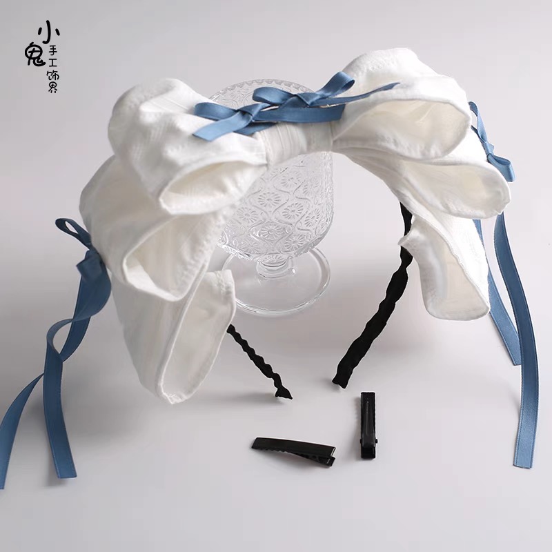 Blue Lolita hair decoration