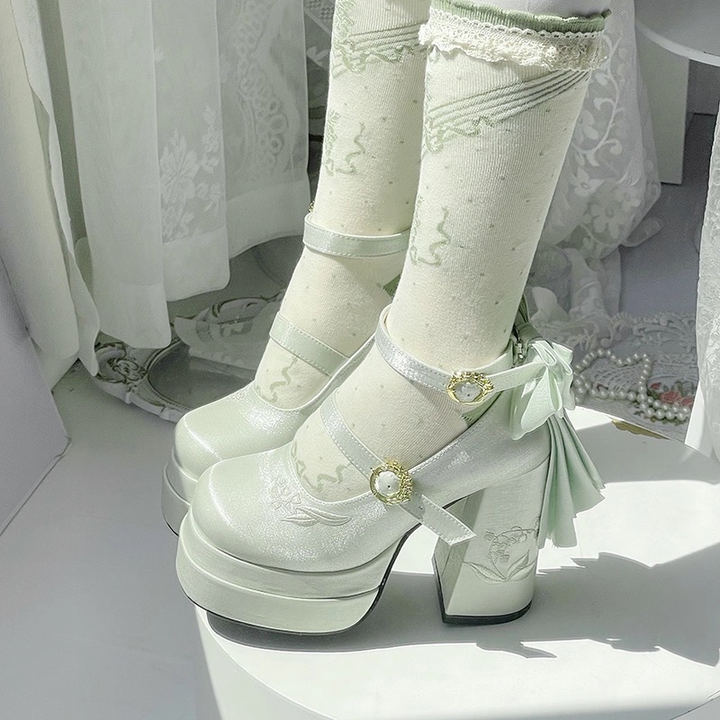 Satin Mary Jane Shoes X Dreamland