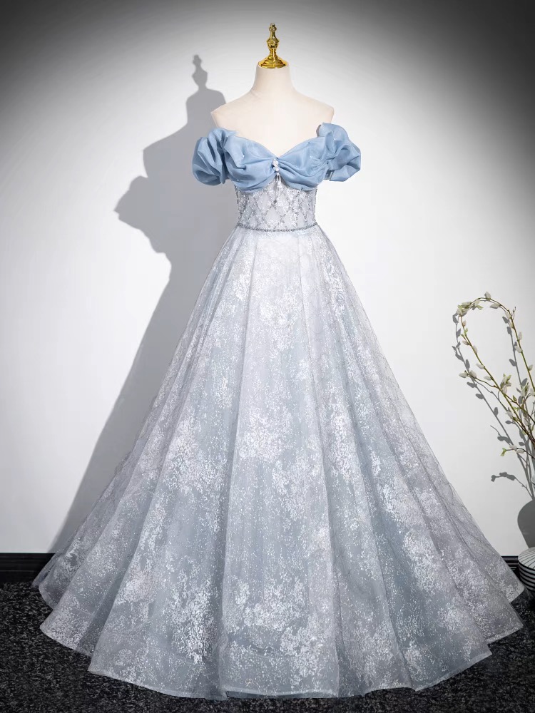 Blue Prom Dress B60