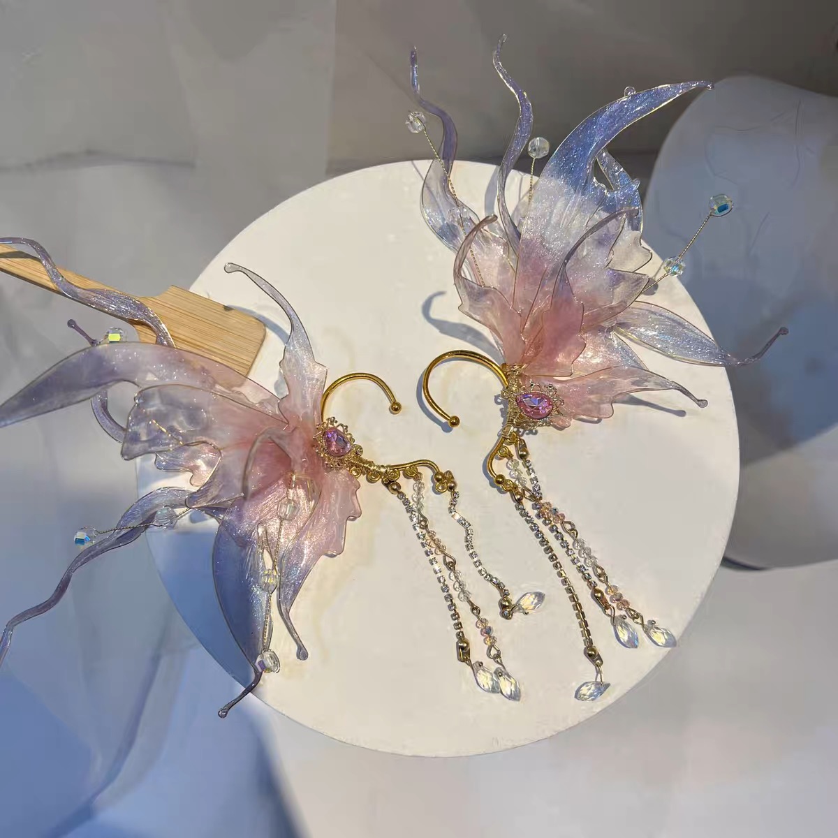 ( Out of stock )Fairy crown and ears set X Quingxin