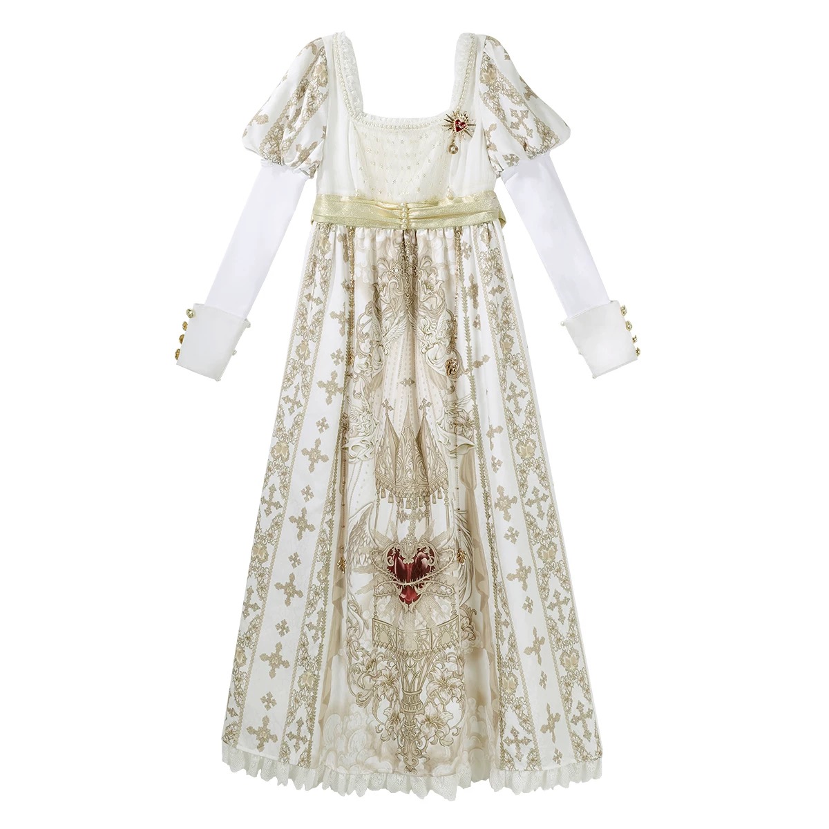 The Lolita Retro Court Elegant OP Dress Set is inspired by the “Unknown Starry Sky Original Sacred Coronation” collection.