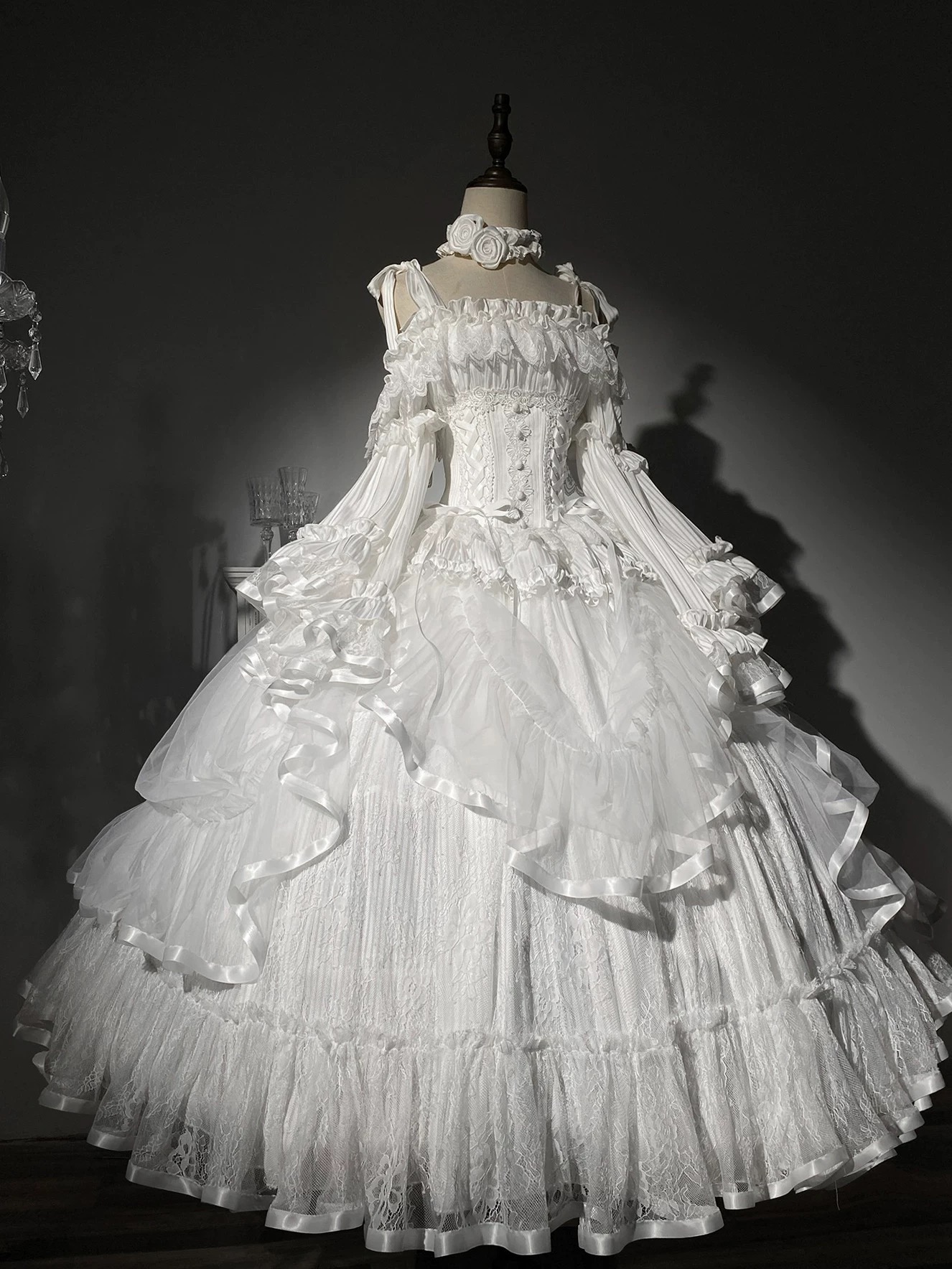 ( Pre Order ) Dark Gothic Corset Dress by Silent Manor