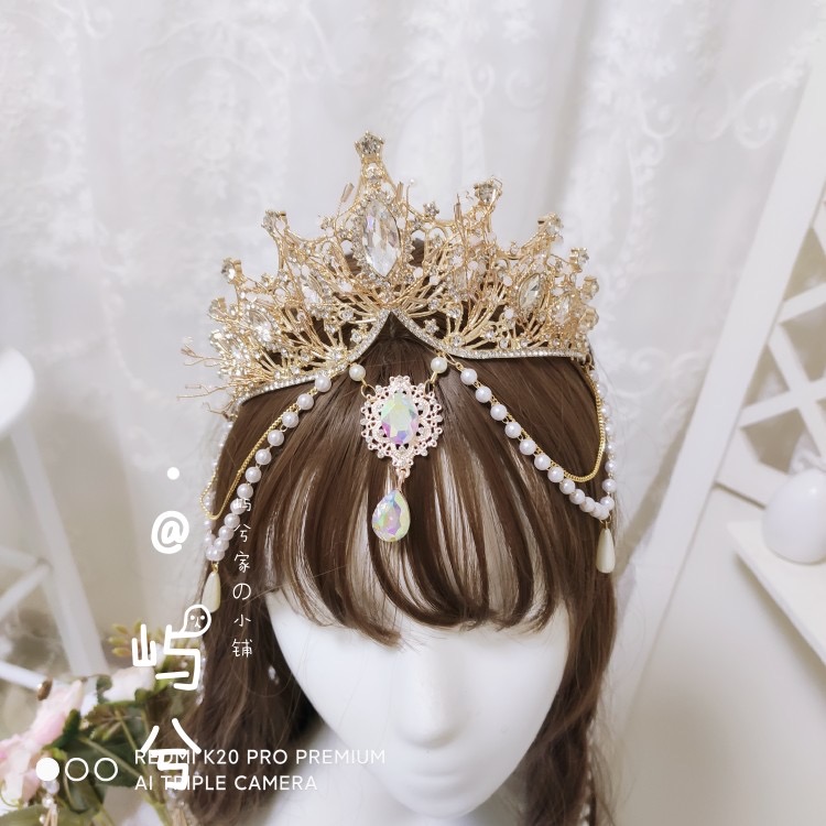 Wedding flower lolita crown X YuXiXiXi