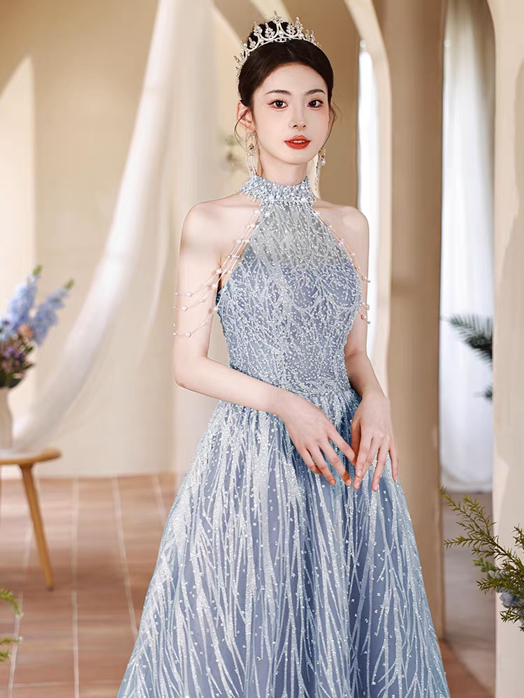 Blue Prom Dress B70