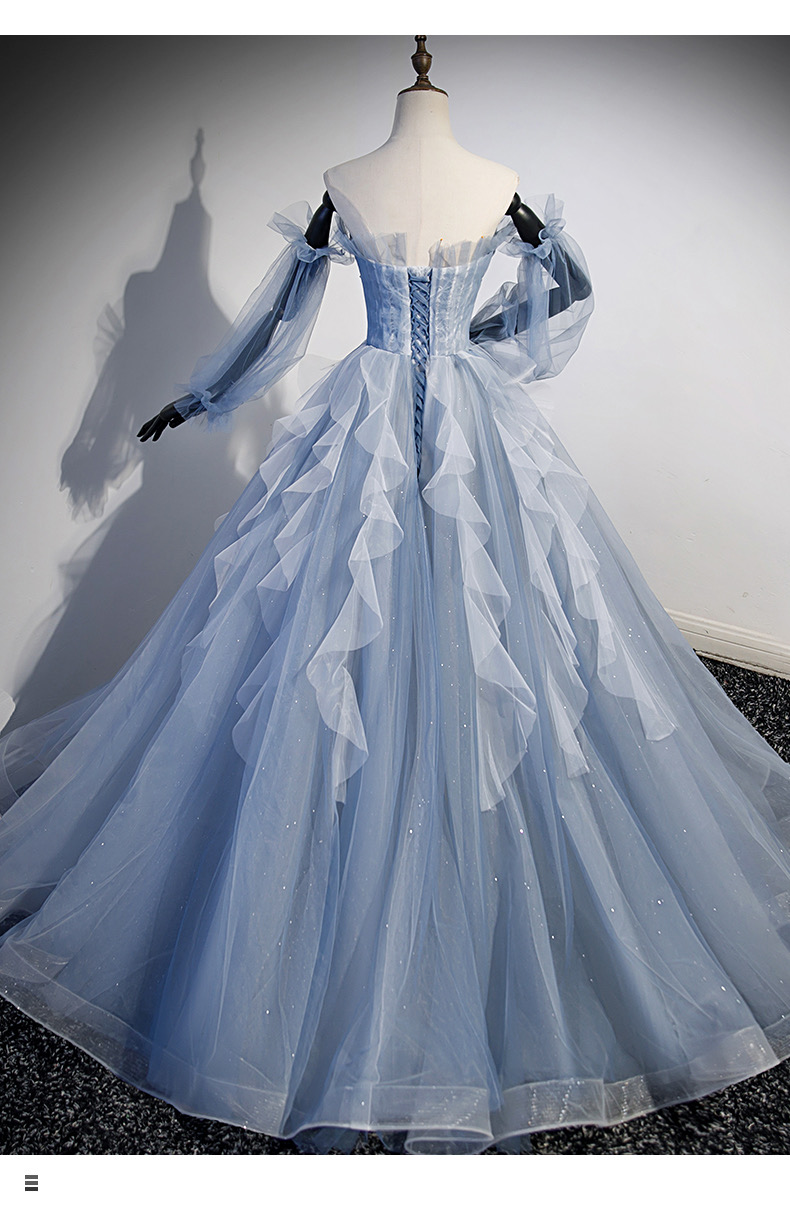 Blue Prom Dress B30