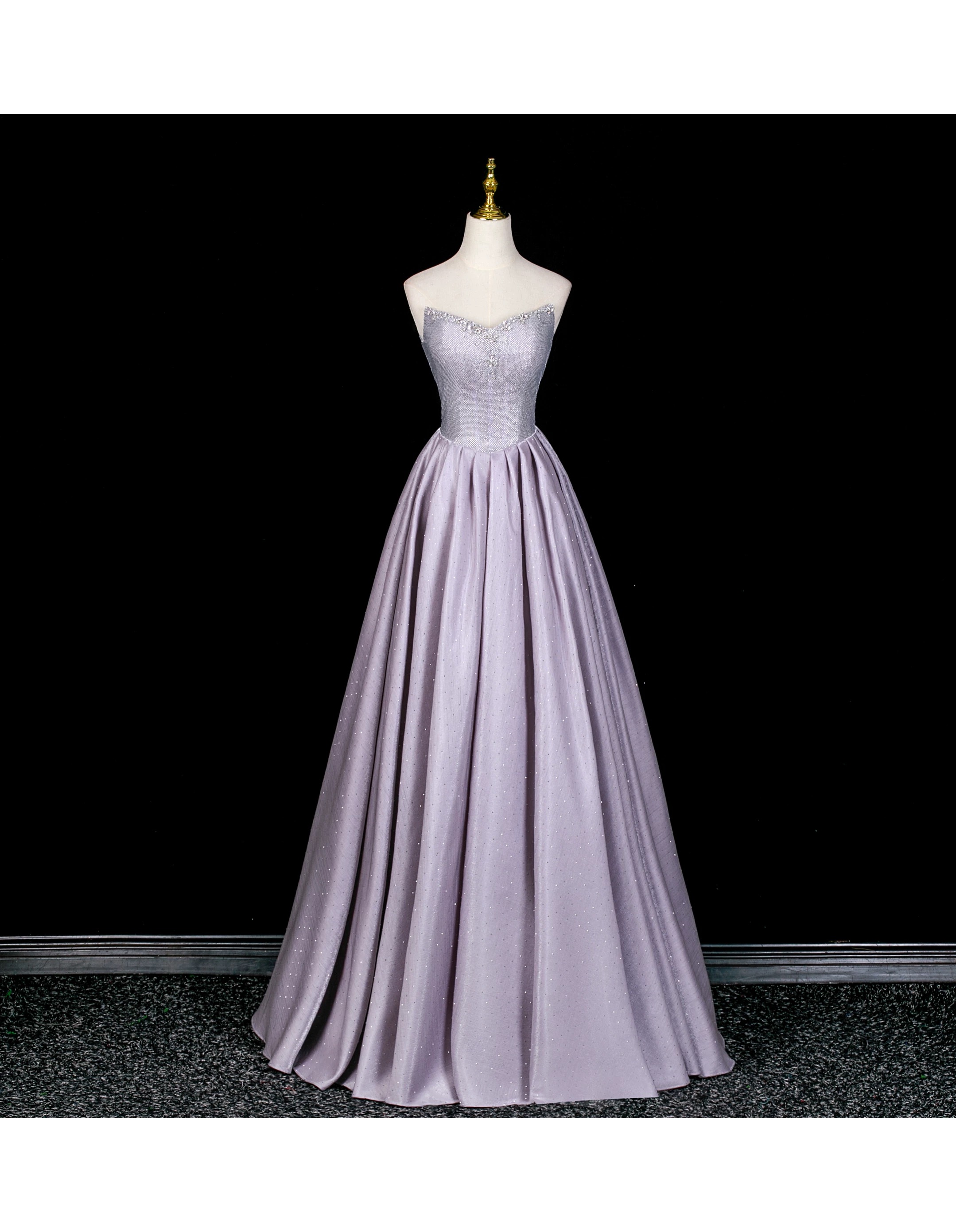 Sweet, elegant and luxurious princess-style off-the-shoulder evening gown for brides and coming-of-age ceremonies MQ40