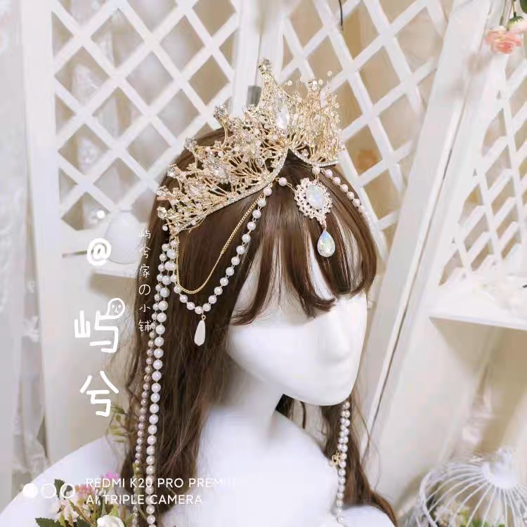 Wedding flower lolita crown X YuXiXiXi