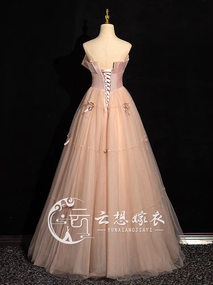 Pink evening dress P80