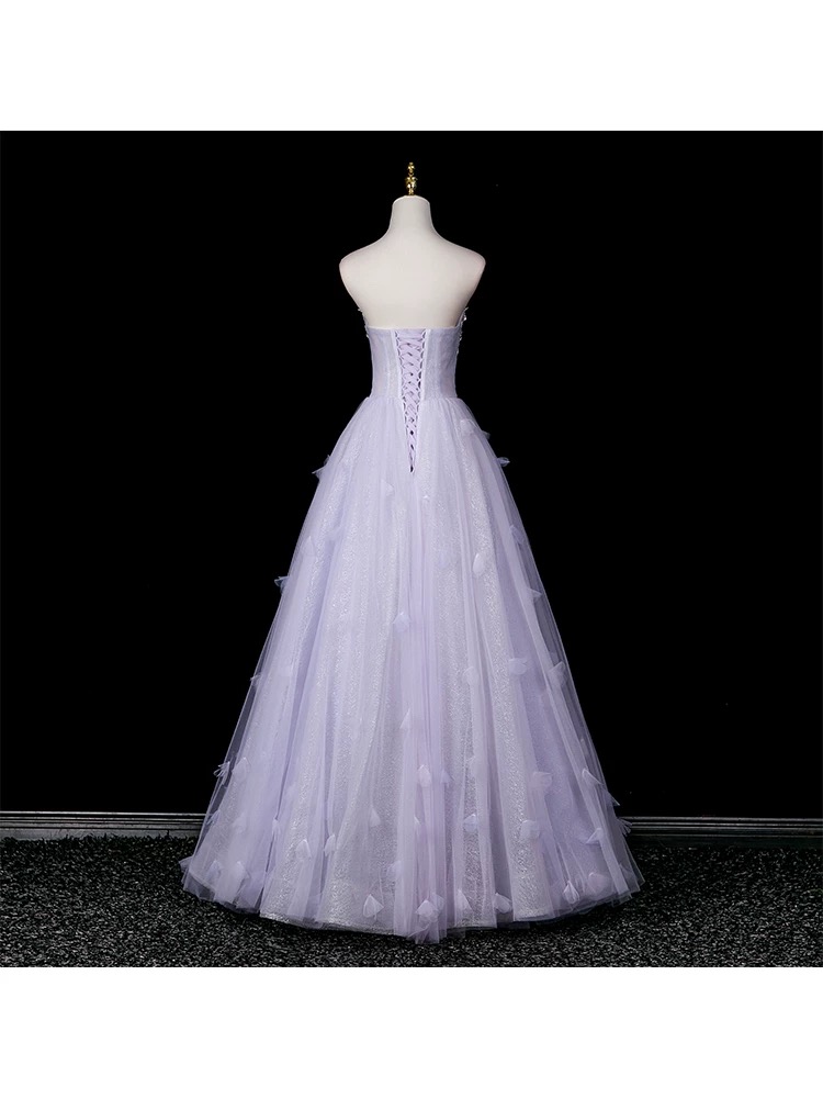 Purple evening dresses with cape and shawl, elegant evening dresses, party dresses, high-end wedding dresses MQ20