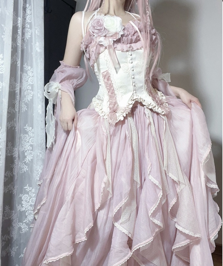 ( Pre Order ) Flower goddess wedding dress X Stars don't sleep