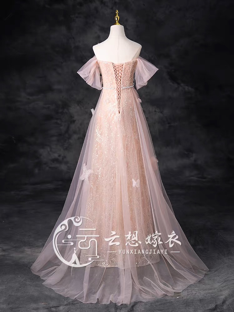 Pink evening dress P90
