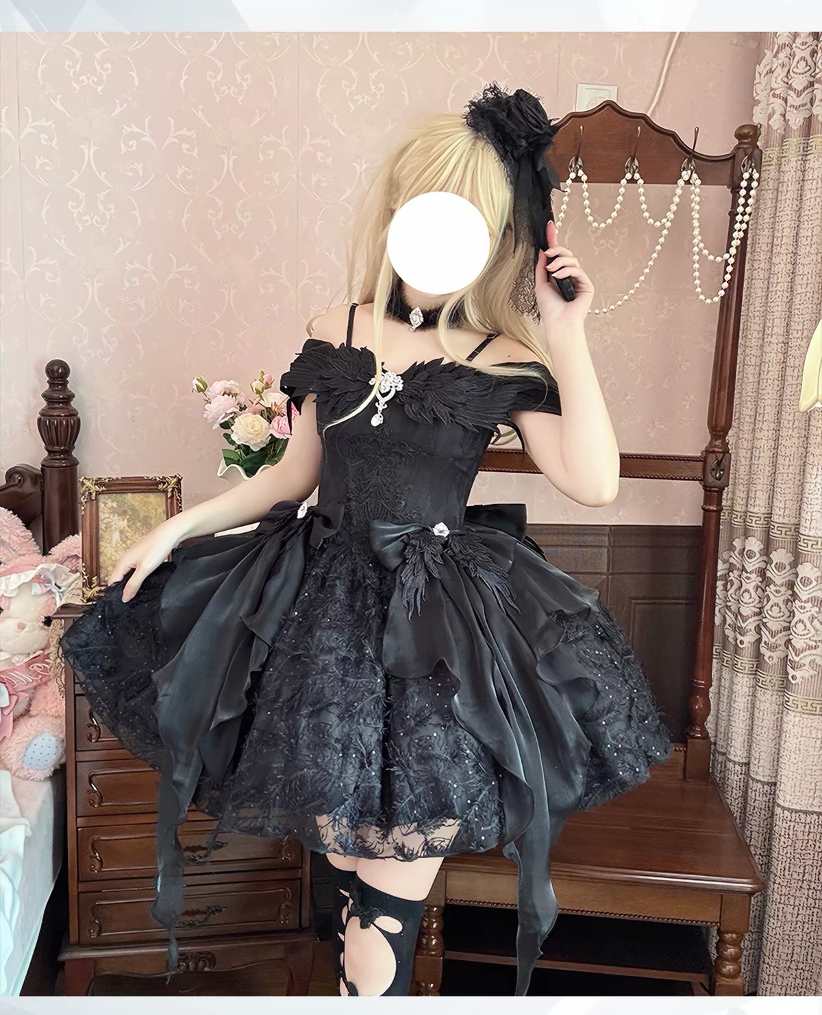 Feather Foating Fairy Dress by MeowGuo SenSen