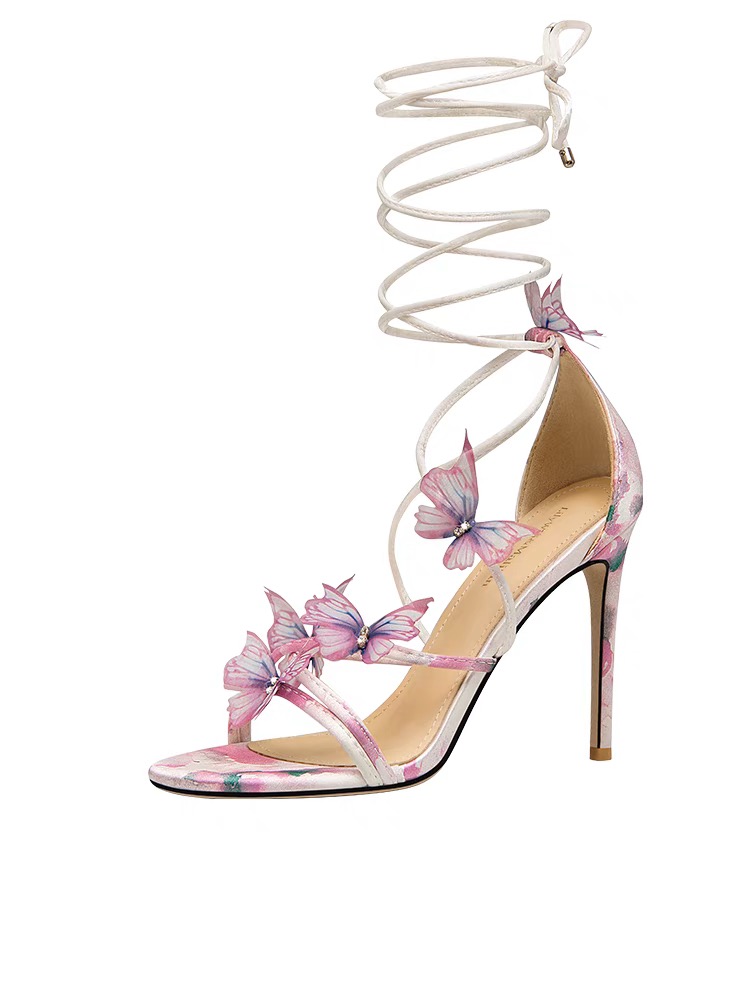 Summer butterfly sandal shoes X Lily Wei
