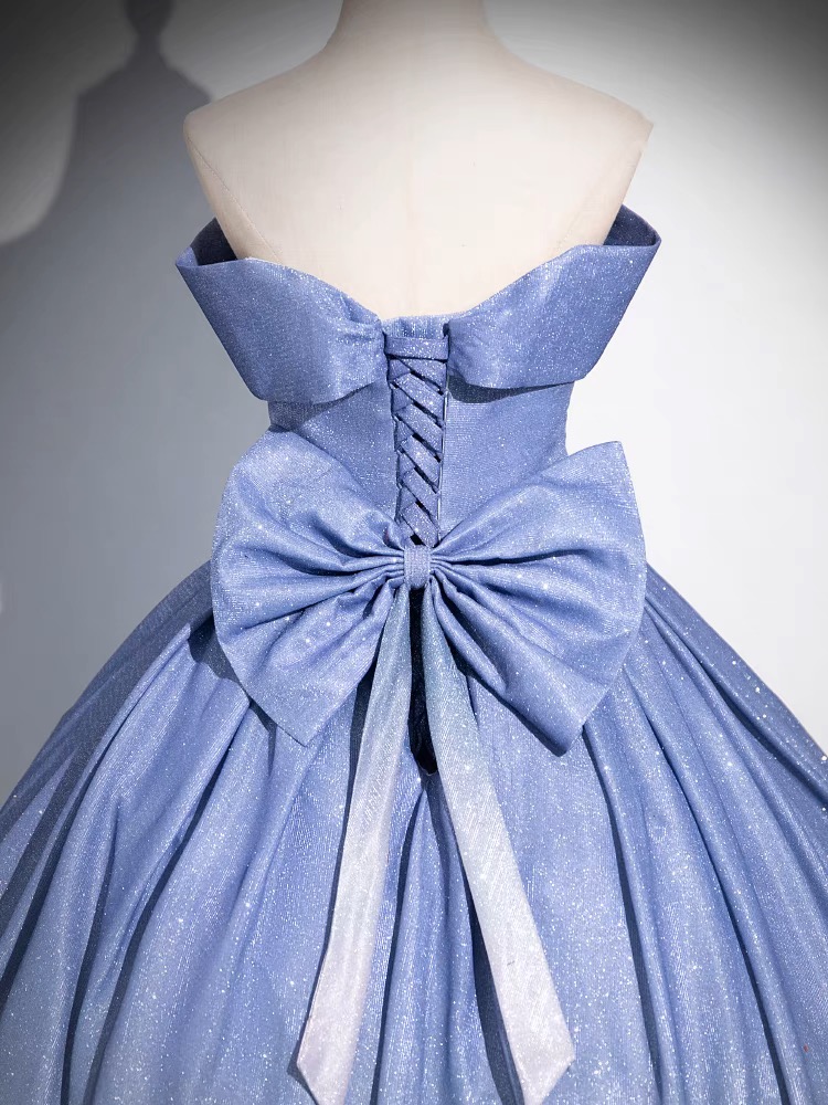 Blue Prom Dress B40