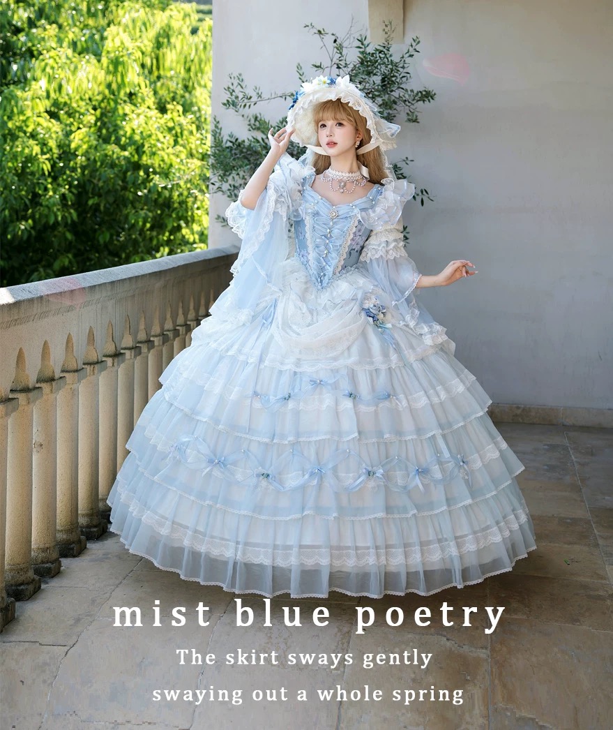 ( Stop Selling ) Mist Blue Poetry by Lukemi