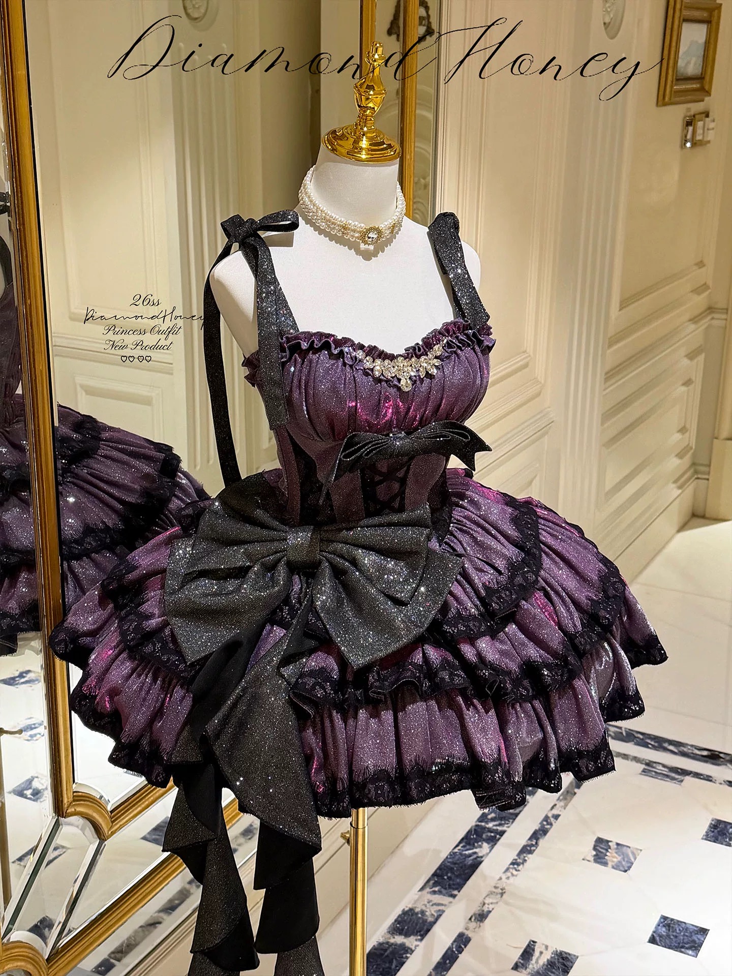 ( Pre Order ) Purple Broken Tears Galaxy by Diamond Honey