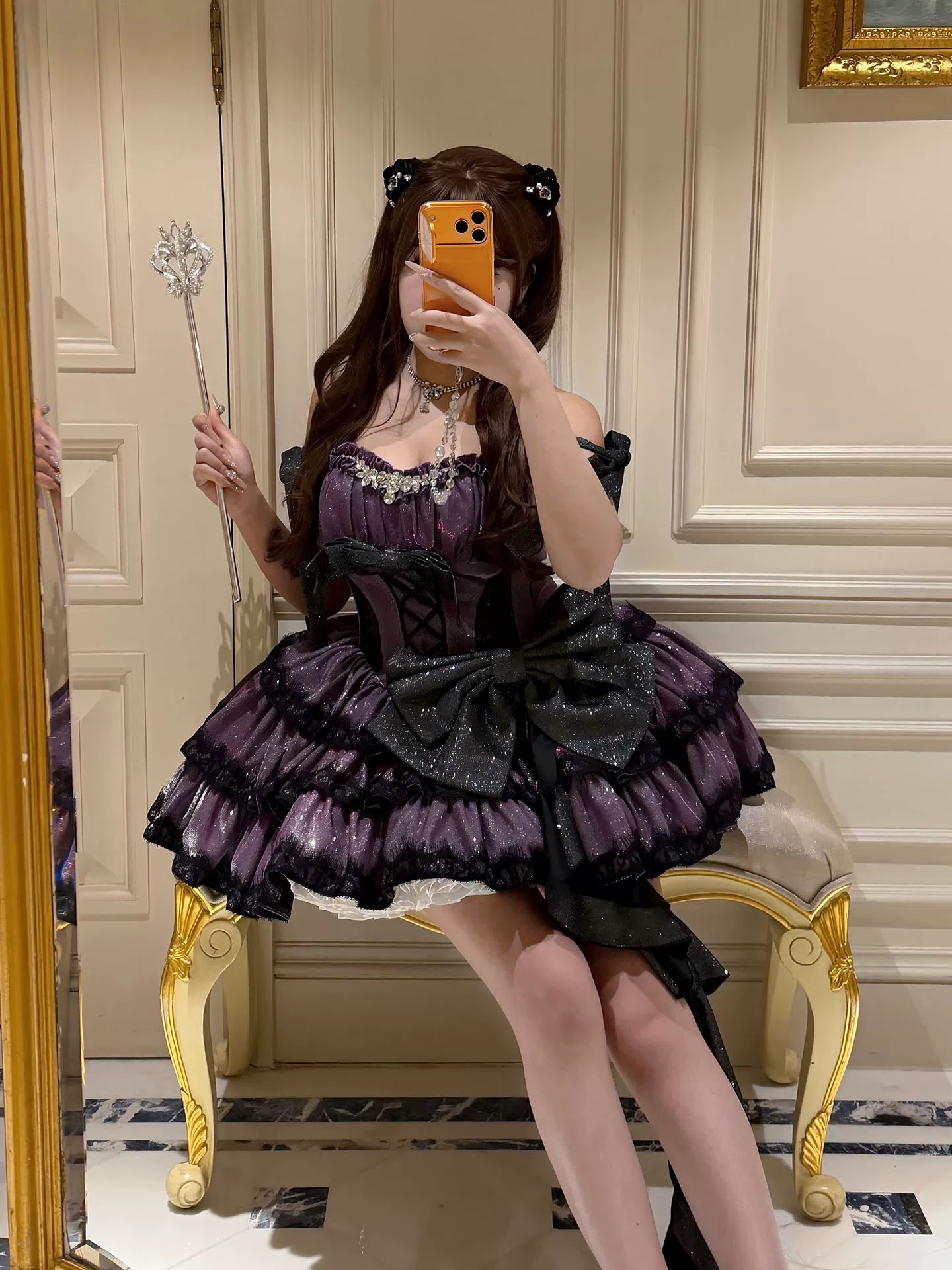 ( Pre Order ) Purple Broken Tears Galaxy by Diamond Honey